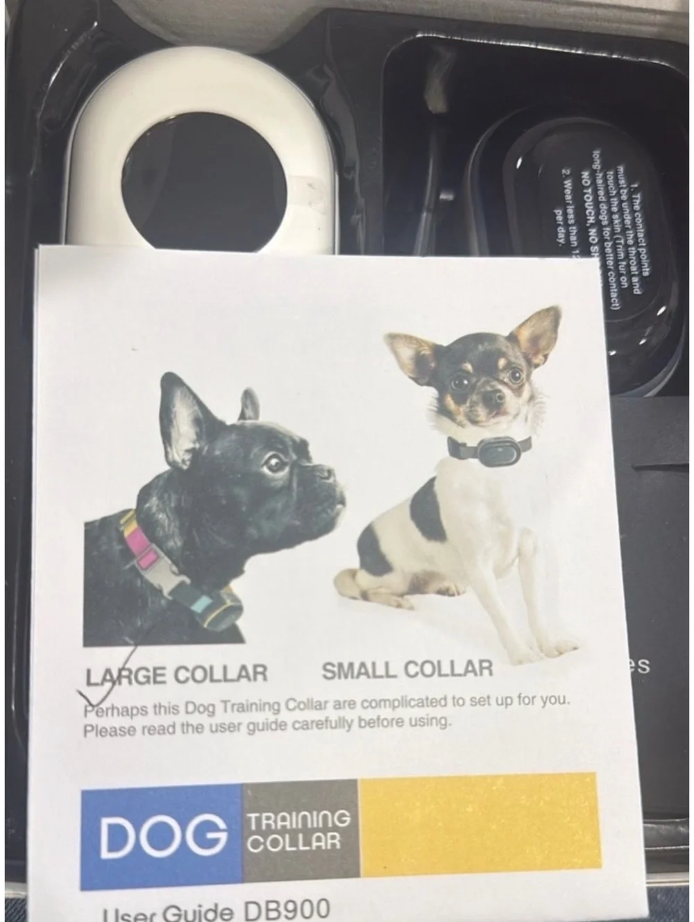 2-in-1 Smart Dog Training & Bark Control Collar (IPX7 Waterproof)